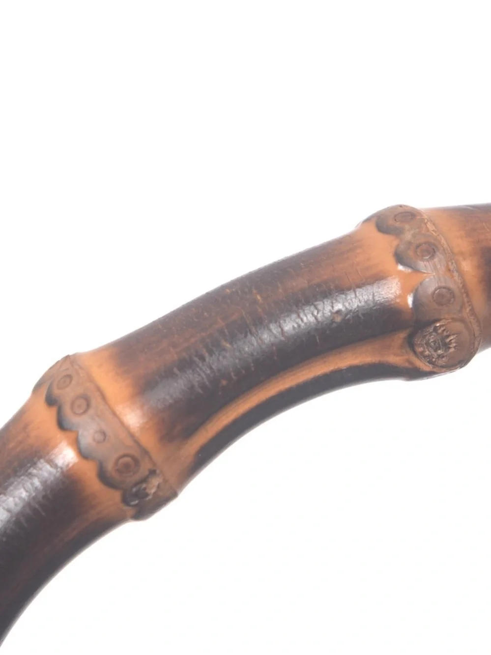 ♥️Gucci Black Leather Nymphaea Bamboo Top-Handle Leather Satchel♥️ - Picture 11 of 16